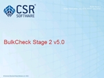 Picture of CSR BulkCheck Stage 2 v5.0
