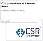 Picture of CSR Spreadsheets Release Notes